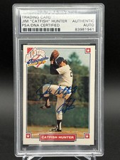 1993 Nabisco All-Star Jim "Catfish" Hunter Autograph PSA/DNA Cert