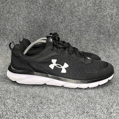 Under Armour Charged Assert 9 Shoes Mens Size 13 Black Running Athletic Training