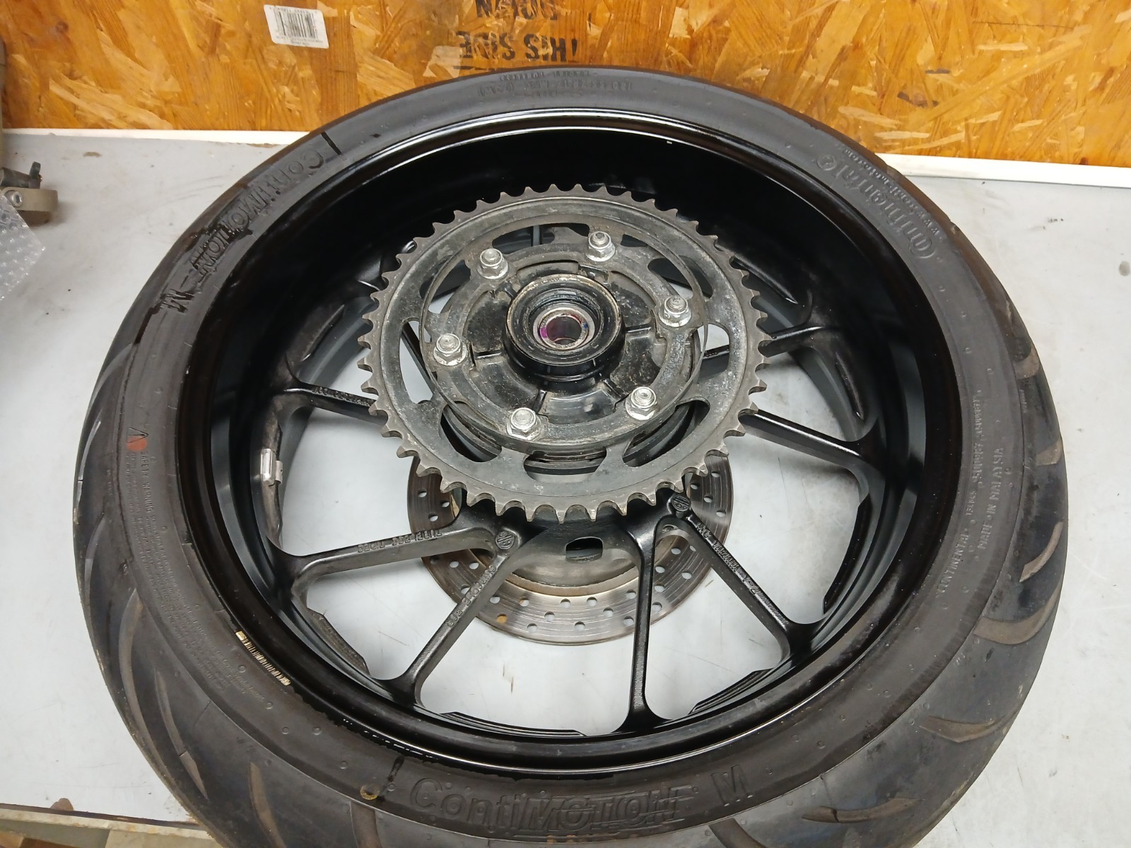 2015 15-16 Yamaha FJ09 FJ 09 Rear Back Wheel Rim 17x5.5 Straight True
