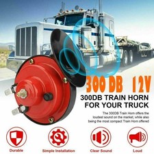 Latest 12v 300db Power Loud Train Horn Waterproof Motorcycle Car Truck Suv Boat