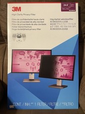 3M High Clarity Privacy Filter for 24" Widescreen Monitor HC240W1B 