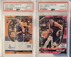 Deni Avdija  2x PSA 10 Lot! #/49 Orange Pulsar RC AUTO & Pink Ice -2020 Prizm DP