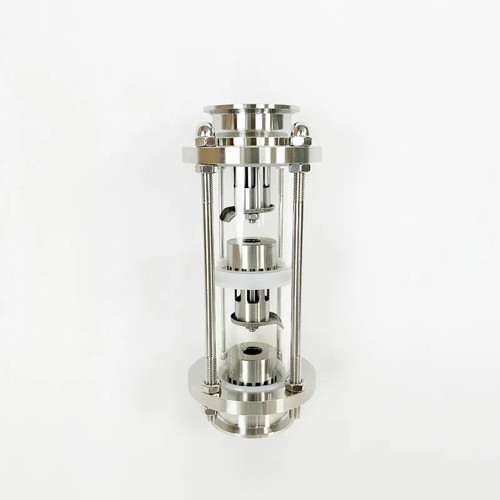 2" OD64mm Distillation Column 3pcs SS304 Glass Tower Moonshine Still Section