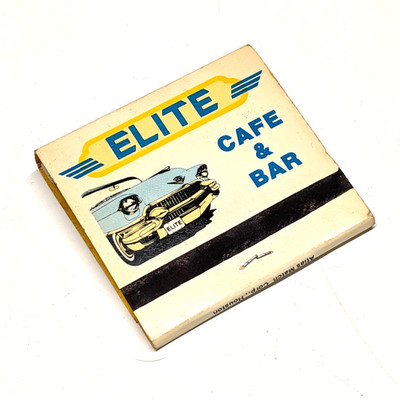 Waco Elite Cafe & Bar Matchbook I SURVIVED THE CIRCLE Vintage Matches
