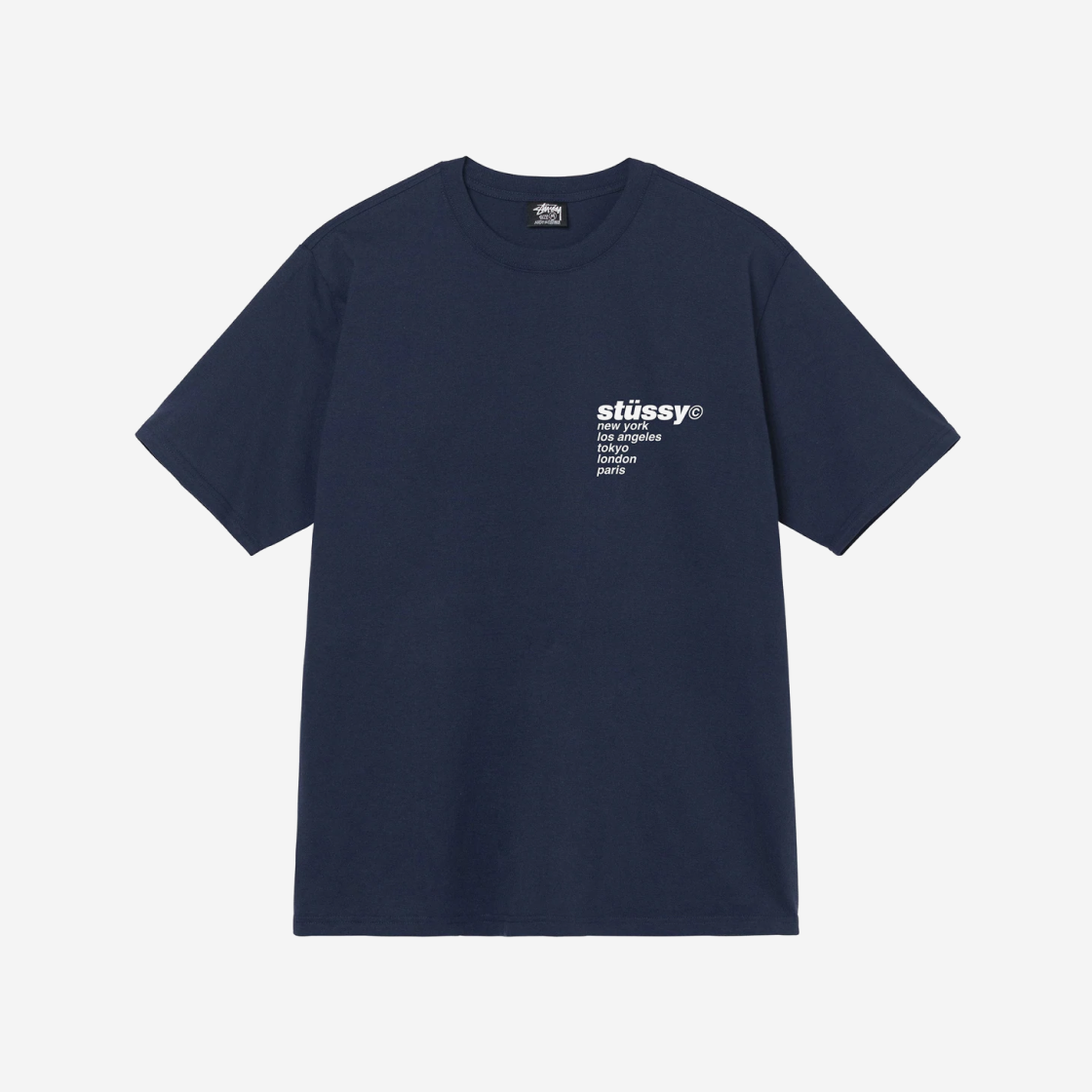 ★韓国の人気★【STUSSY】★Stussy Crew T-Shir.t★Navy★ s-l1200.png