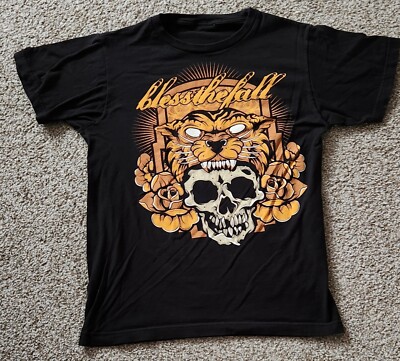 blessthefall Tシャツ Rare BlessTheFall Band Short Sleeve Cotton Tee S to 5XL T