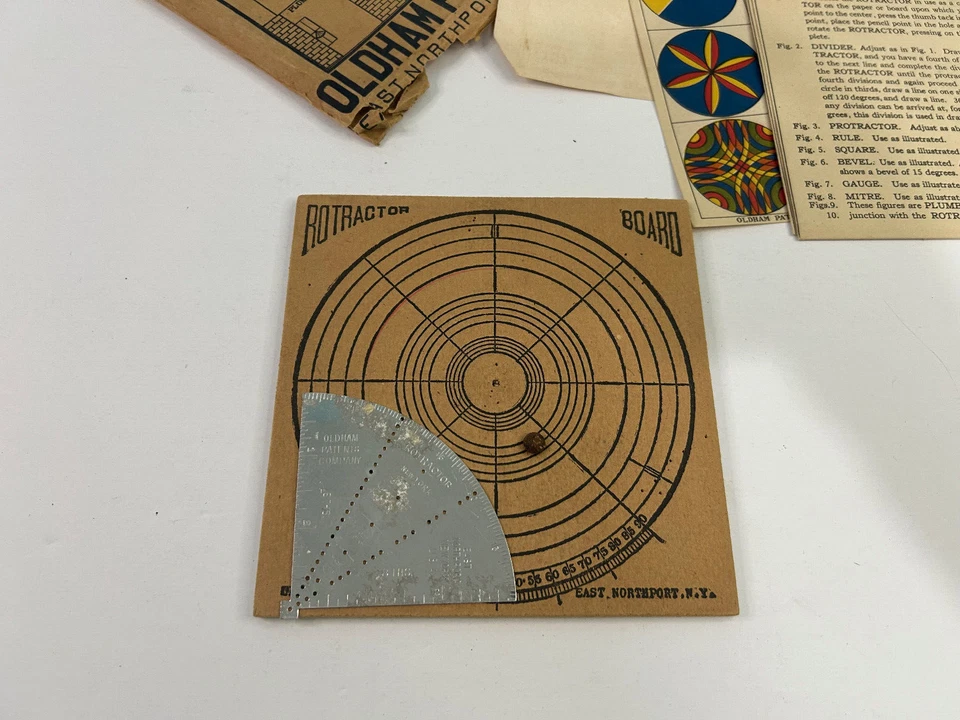 Once herramientas en una de colección Rotractor Board - Oldham Patents Co. Foto 4 de 4