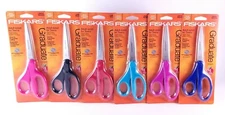 Fiskars Graduate Scissors 8 Inch All Purpose Cutting Stainless Steel Ergonomic 