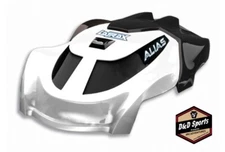 Traxxas 6615 Canopy, Alias, WHITE, Screws