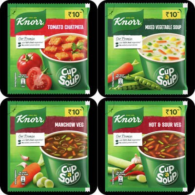 KNORR Cup a Soup Instant Soup with Croutons & Vegetables Various Flavors