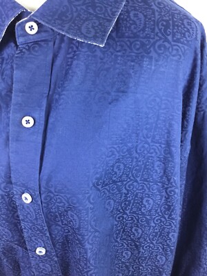 dark royal blue dress shirt Royal Blue Modern Fit Dress Shirt, Lage 16-16.5 ( 36/37) main image 1