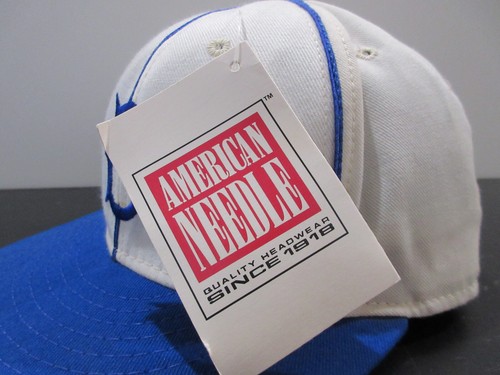 Brooklyn Dodgers Hat Cap Fitted Mens 7 3/8 White Blue Baseball American Needle - Picture 4 of 10