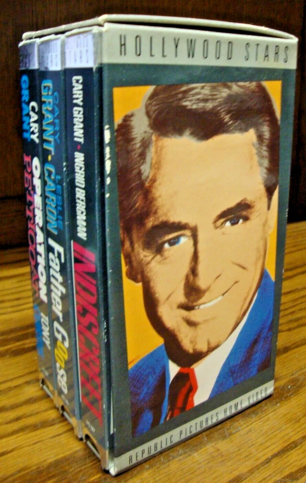 Cary Grant Special Edition 3 VHS Movie-Boxed Set Video Cassette Tapes Y4 - Image 2 of 4