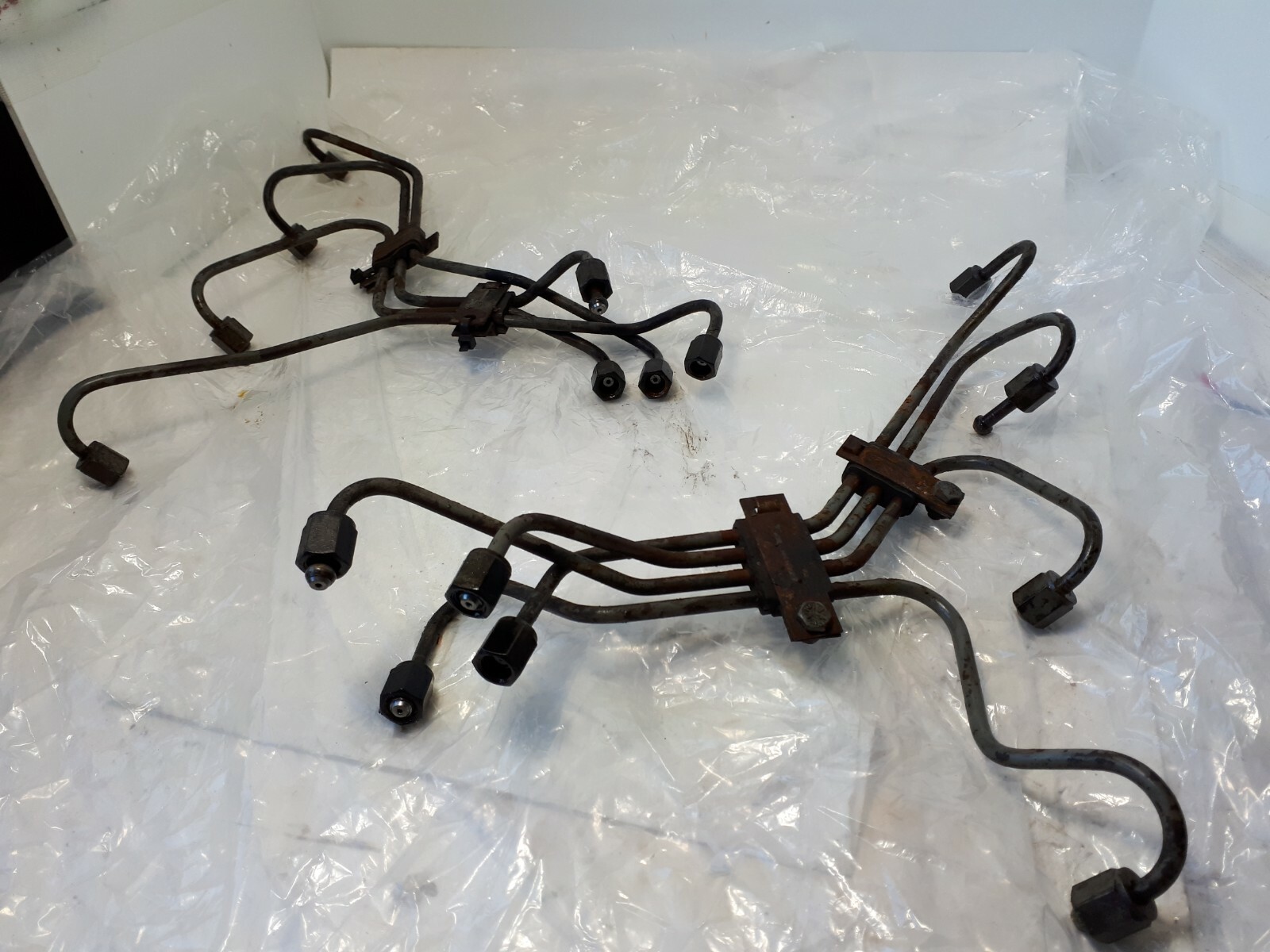 Ford 6.9L / 7.3L IDI Injection Line Set Assembled with Clamps 1983 ...