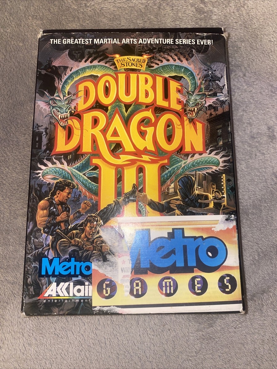 NES 海外正規版Double Dragon I,II,III Double Dragon 3 Boxed NES Nintendo Entertainment System AUS