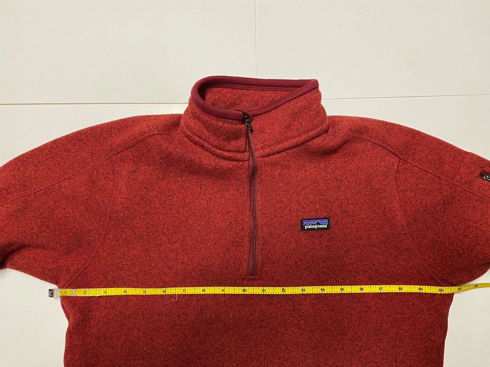 patagonia better fleece 1/4 zip pullover jacket