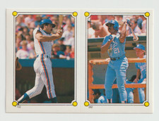 1987 Topps Baseball Stickers #102 Keith Hernandez #262 Lonnie Smith