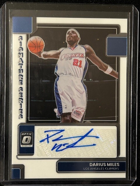 2022-23 Panini Donruss Optic - Darius Miles #SS-DML Signature Series (AU)