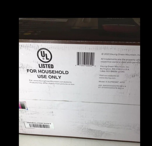 Keurig KSupreme Single Serve KCup Pod Coffee Maker (Black