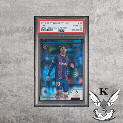 Gavi PSA Rookie Karten - FC Barcelona - RC - graded - La Liga - Spain - UEFA CL