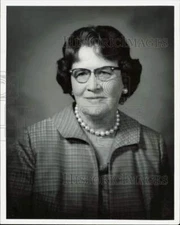 1965 Press Photo Harriet Dickson Reynolds, Houston Public Library Director