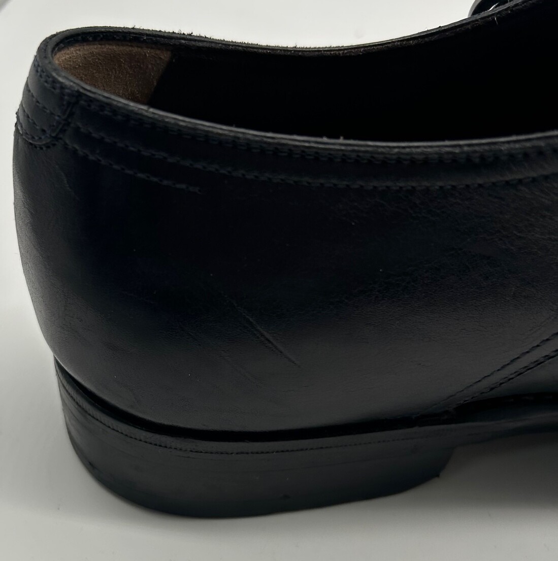 Salvatore Ferragamo two tone navy black double strap monk dress shoe sz 7.5 2E Salvatore Ferragamo two tone navy black double strap monk  main image 3