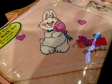 SUZY ZOO Bath Towels Pink Four Piece Hooded