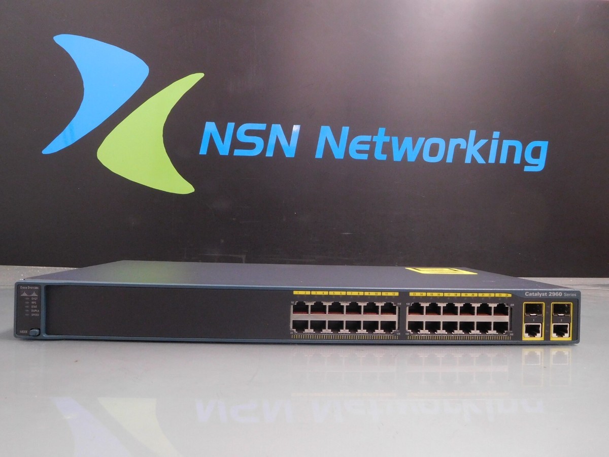 Switch Cisco Catalyst 2960 24 Ports WS-C2960-24TT-L - Reconditionné