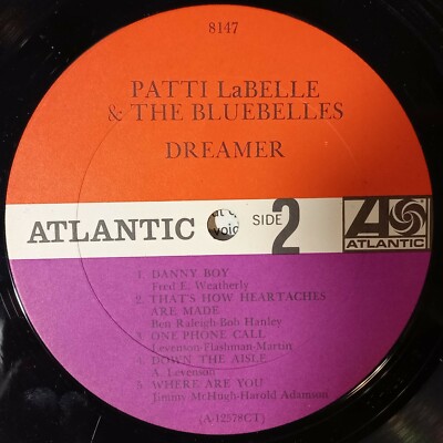 検盤済】パティ・ラベル & ザ・ブルーベルズ / Dreamer モノラルLP