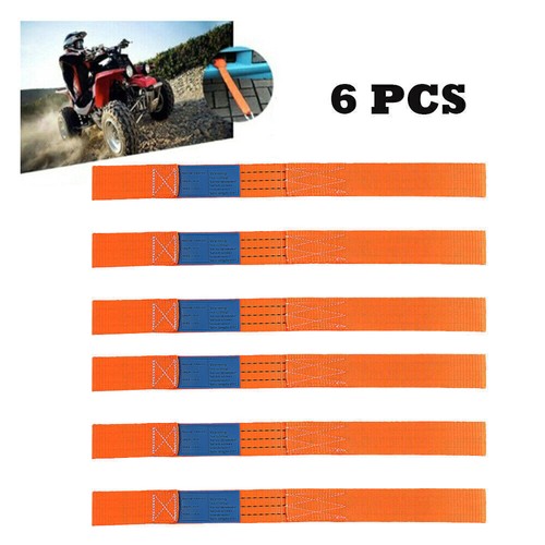 6x Motorrad Spanngurte Zurrgurte Gurtschlaufen Doppelschlaufe 2T Bike Spanngurt - Bild 7 von 13