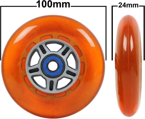 Yungeln Ruote per monopattino acrobatico da 100 mm con cuscinetti ABEC