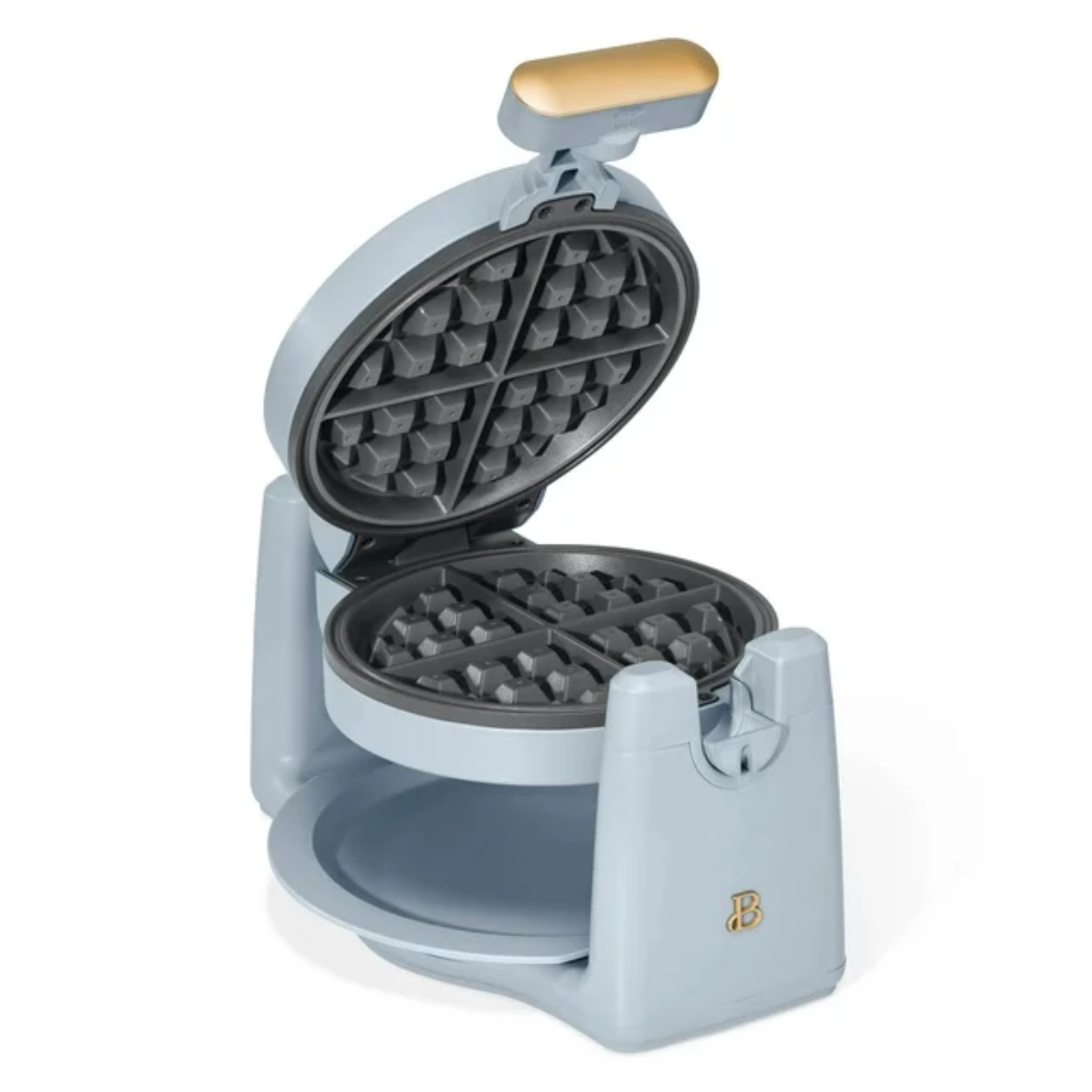 Drew Barrymore Rotating Belgian Waffle Maker in Cornflower Blue, 19451 Model  -image
