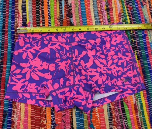Speedo Endurance Lite Women's M Swim Shorts Pink Purple Floral LIKENEW EUC - Picture 5 of 9