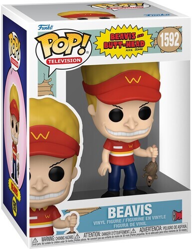 funko pop ビーバス アンド バットヘッド セット　プロテクター付き Funko Pop! Vinyl: Beavis and Butt-Head - Butt-Head #41 for