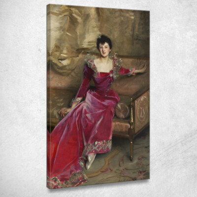 Mrs. Hugh Hammersley John Singer Sargent, jss181 Leinwandbild