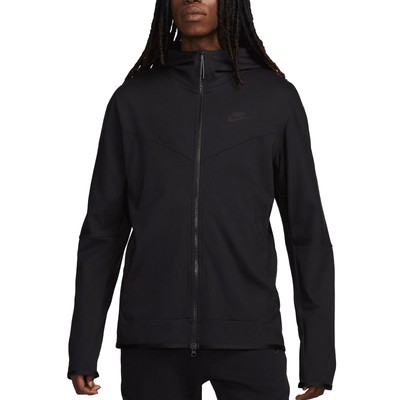 Nike Herren Hoodie mit Reißverschluss Tech Fleece Lightweight Schwarz Größe S ...