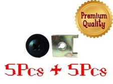 TOYOTA FACIA PIASTRA E PARAURTI/STRISCIA SFREGAMENTO ATTACCO DADO A U/19MM CLIP VITE INCROCIATA x5