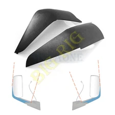 2PCS Black Door Mirror Arm Cover for 2018-2023 Freightliner Cascadia