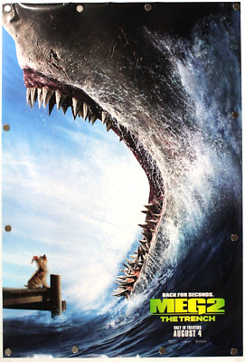 Meg 2 The Trench 2023 Double Sided Original Movie Poster 27'' x 40''