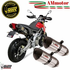 Mivv Aprilia Dorsoduro 750 2012 Terminali Di Scarico Per Moto Slip-On Suono Inox