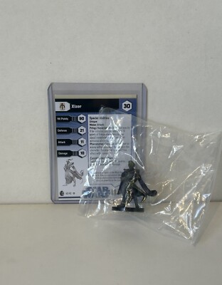 Star Wars Miniaturen Xizor neu mit Karte, sehr selten, Fringe Faction