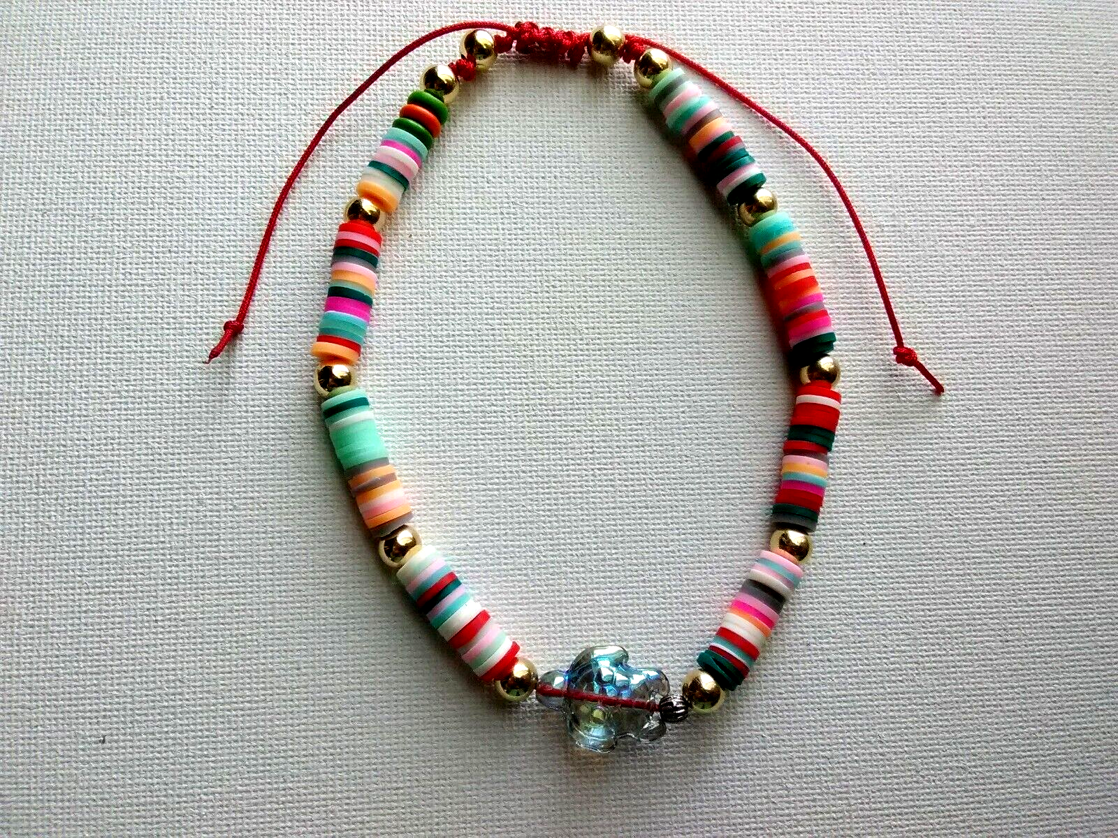 Anklet Glass Sea Turtle 10