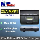 300w 12v 25A MPP Solar  MPPT solar charge controller PCM3012 tariff free
