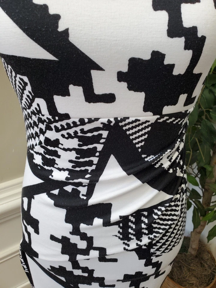 New Directions Women Polyester Round Neck Sleeveless Casual Knee Length Dress S - Image 3 of 4