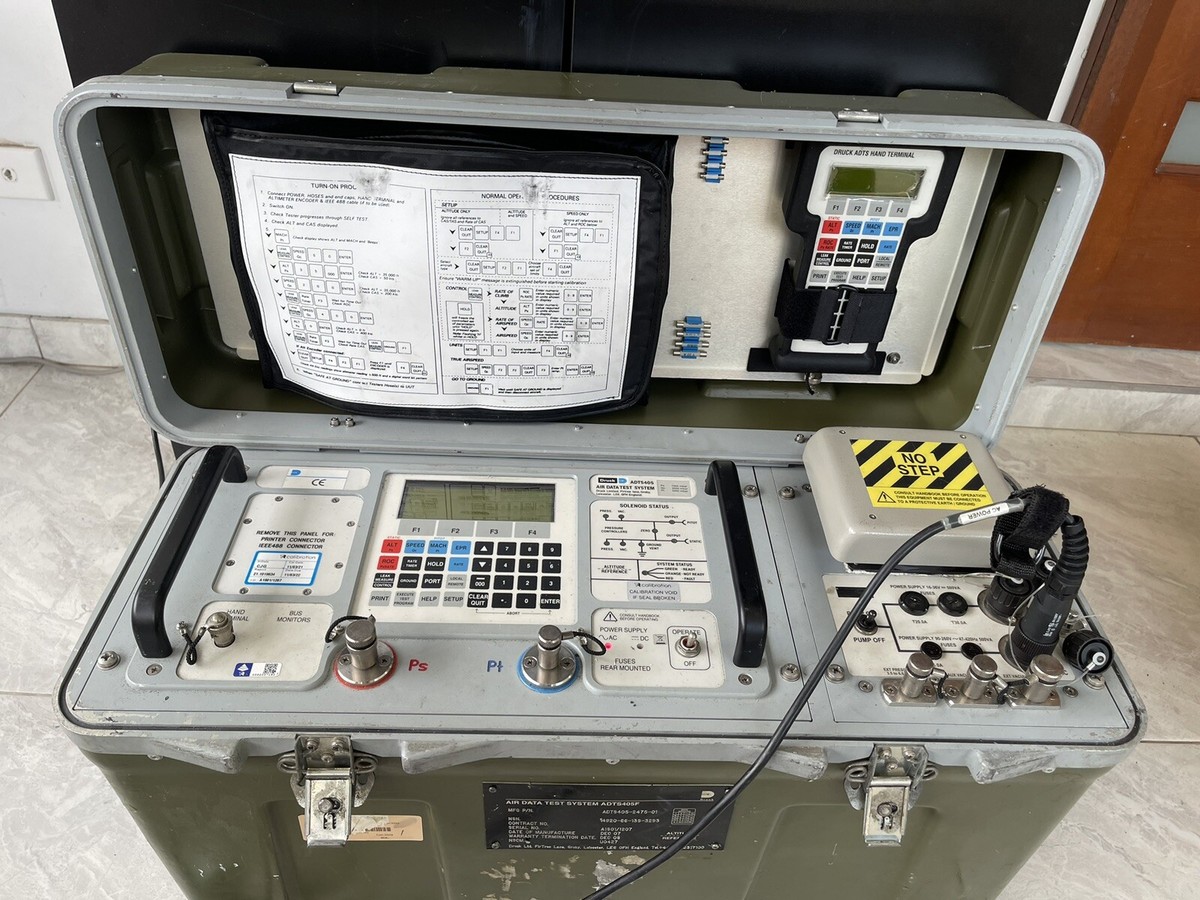Druck ADTS405 Air Data Static Pitot Airspeed Altimeter Test System