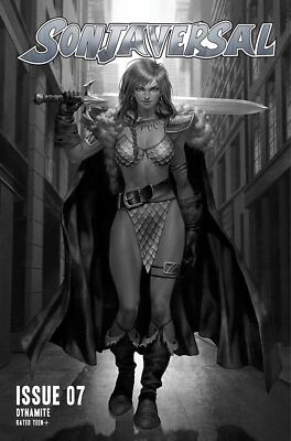 Sonjaversal #7 1:20 Incentive Junggeun Yoon Black & White Cover