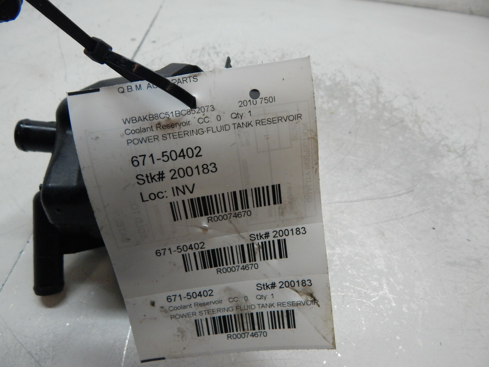 BMW 750I 750LI F01 Power Steering Fluid Reservoir Tank 2009-2012 OEM | eBay