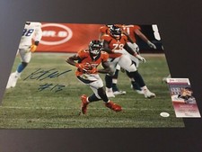 K J Hamler Autographed Signed 16X20 Photo - Denver Broncos - JSA Witnessed