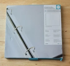 We R Memory Keepers RING PAGE PROTECTORS #660149 12"x12" 50 Pack