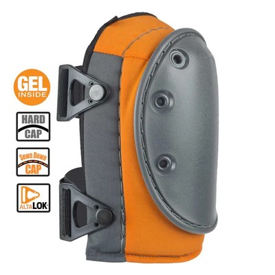 Alta Industries GUARD 56203.50 Gray-Orange Hard Long Gel Knee Pads